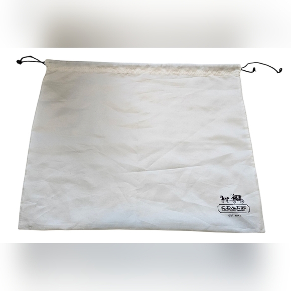 Coach Ivory Dust Bag with Logo - Picture 1 of 4